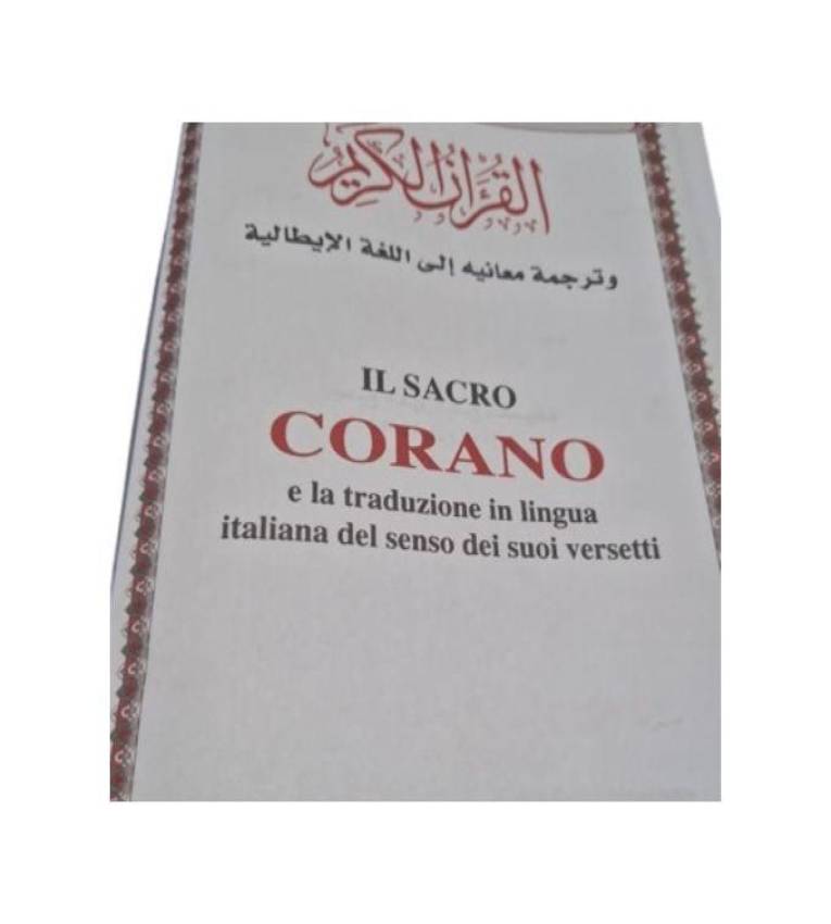 Le Saint Coran Traduire ses significations en italien 17x24 cm